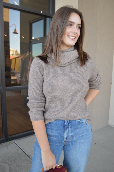 Teagan Scarf Neck Sweater