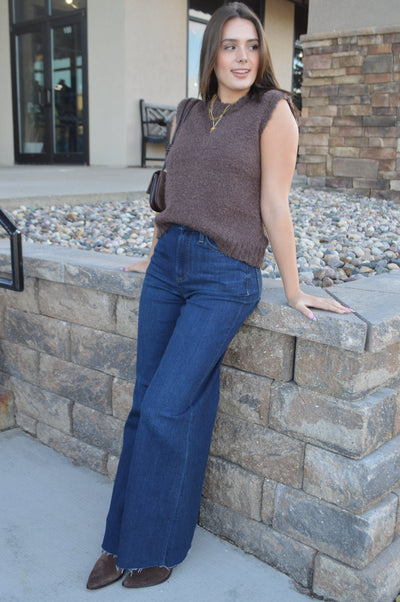 Milley Bouclé Sleeveless Sweater