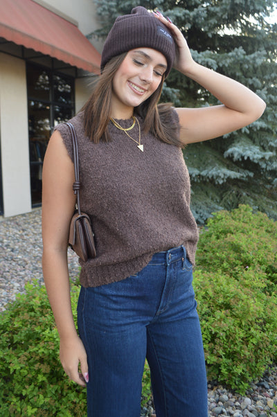 Rag & Bone Blake Beanie, Brown