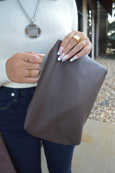 Dillan Faux Suede Tote