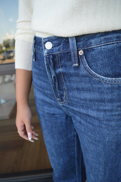 Pistola Kacey Mid Rise Cuffed Boyfriend Jeans