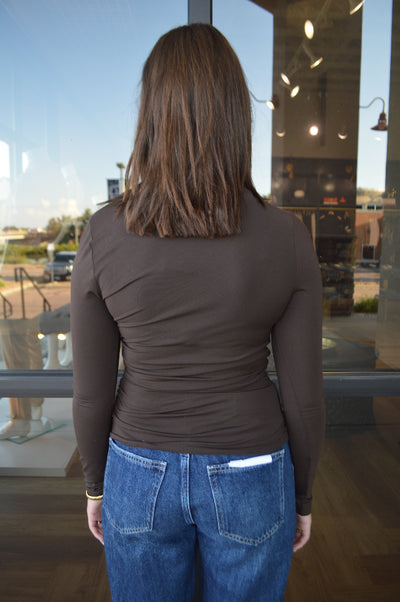 Rails Joelle Knit Mock Neck Top