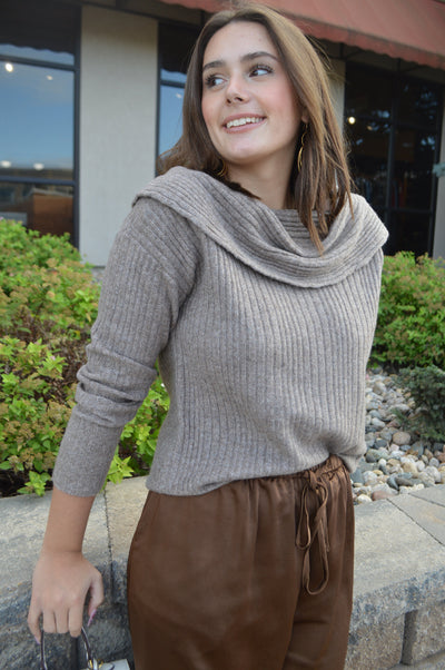 Gigi Convertible Collar Sweater