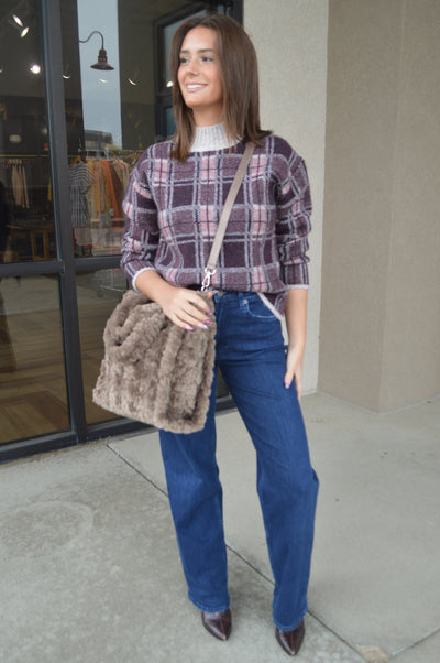 Ashley Plaid Sweater