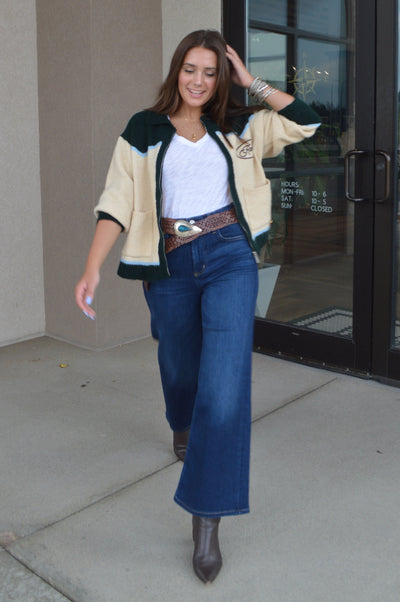Citizens of Humanity Lyra Wide Leg Crop, Dakota