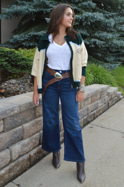 Citizens of Humanity Lyra Wide Leg Crop, Dakota