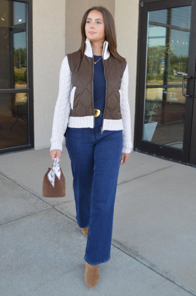 Veronica Beard Patra Mixed Media Jacket