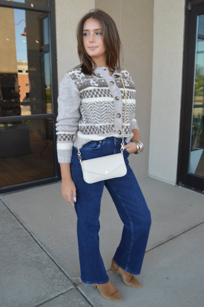 Rocky Patterned Cardigan