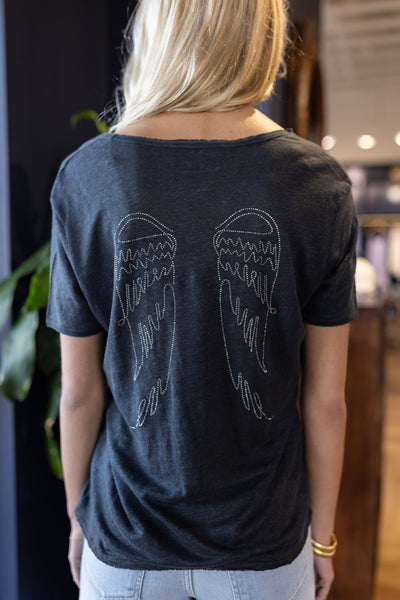 Carly Angel Wings Tee