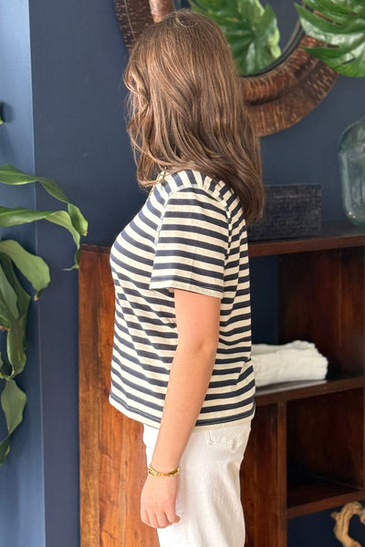 .Sadie Striped Tee