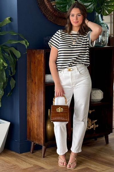 .Sadie Striped Tee