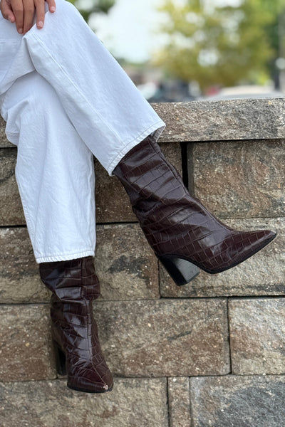 Schutz Analeah Chocolate Boot