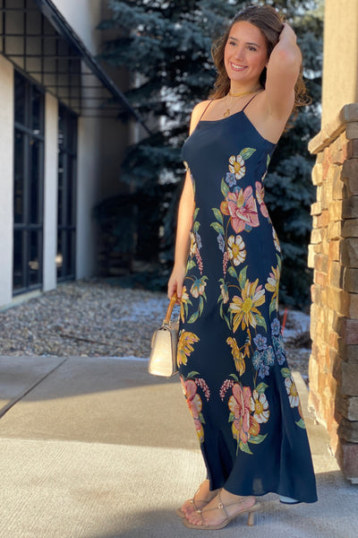 .Farm Rio Maira Floral Slip Dress