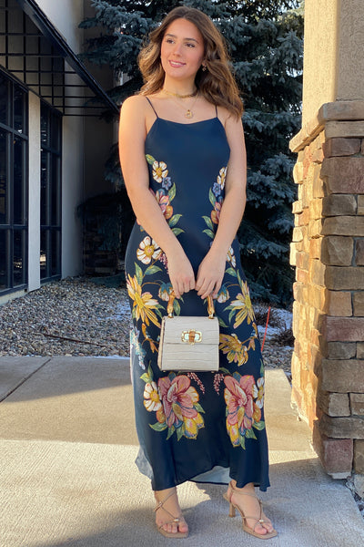 .Farm Rio Maira Floral Slip Dress