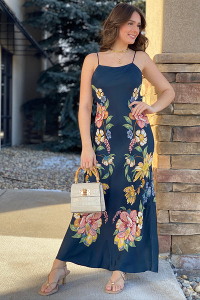 .Farm Rio Maira Floral Slip Dress