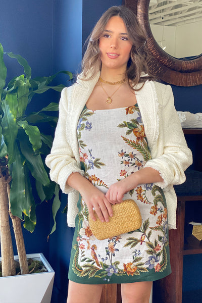 .Farm Rio Nature Sand Mini Dress