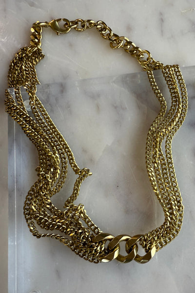 Pre-Order August Link Asymmetrical Chunky Chain