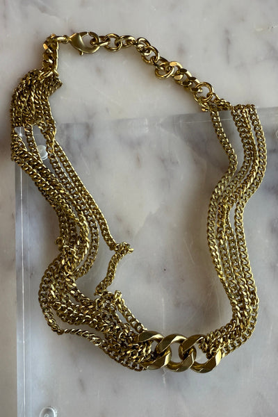 Pre-Order August Link Asymmetrical Chunky Chain