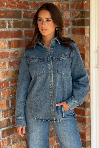 Moore Western Denim Shirt