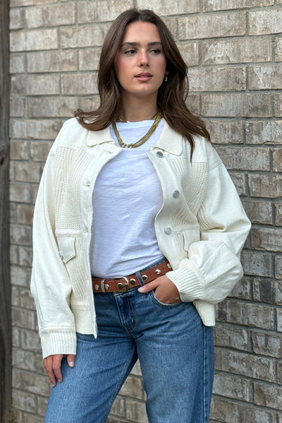 Sawyer Sweater & Denim Jacket
