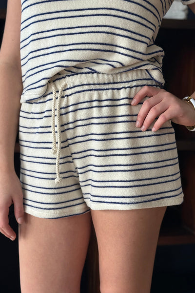 PWT Loop Terry Striped Shorts