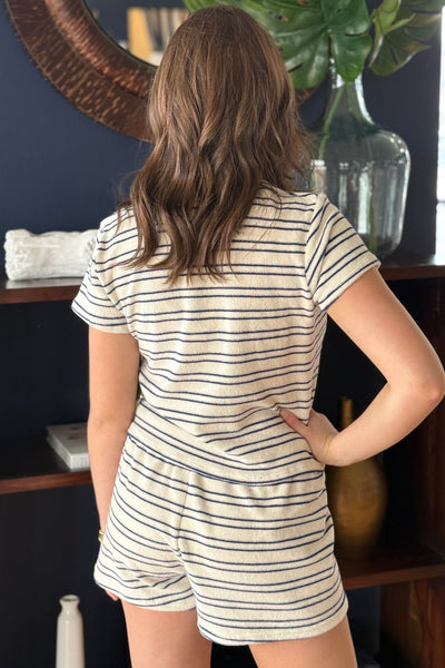 PWT Loop Terry Striped Tee