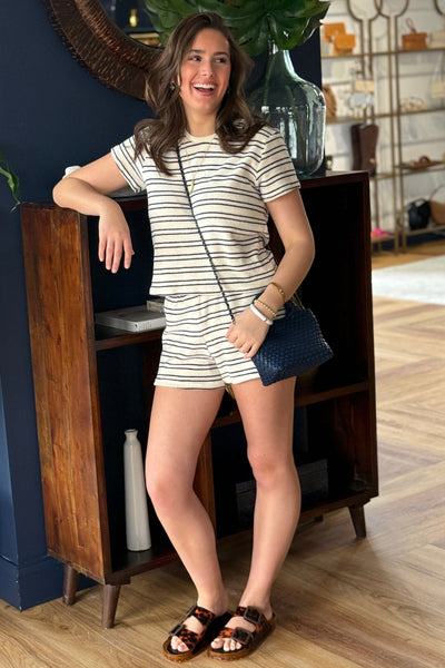 PWT Loop Terry Striped Tee