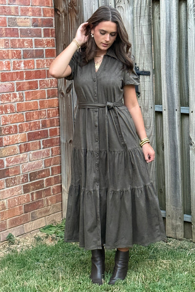 Margot Suede Dress