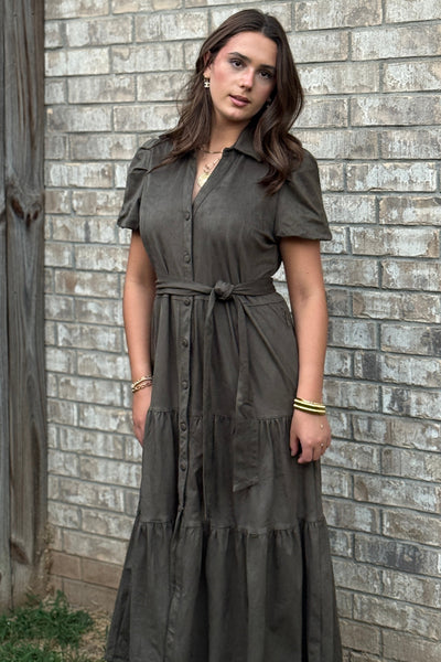 Margot Suede Dress