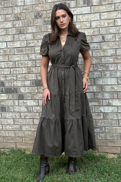 Margot Suede Dress