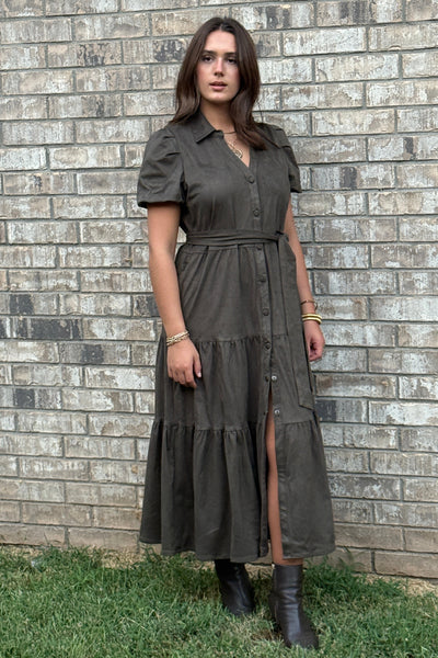 Margot Suede Dress