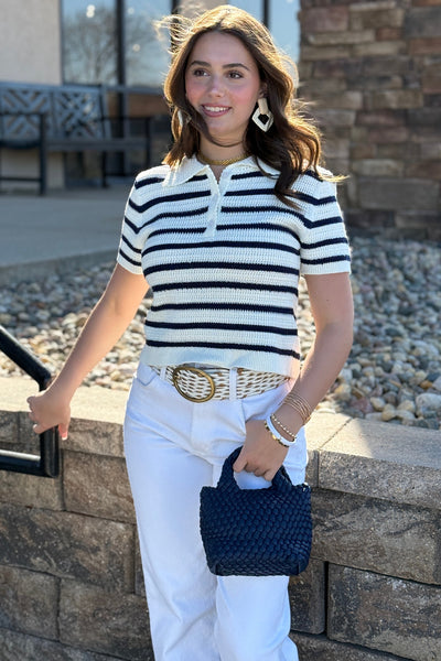 Caitlin Sweater Knit Polo