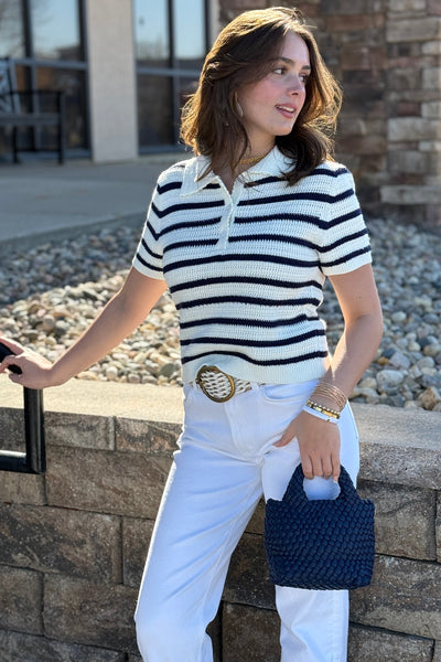 Caitlin Sweater Knit Polo