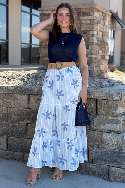 Serena Embroidered Skirt