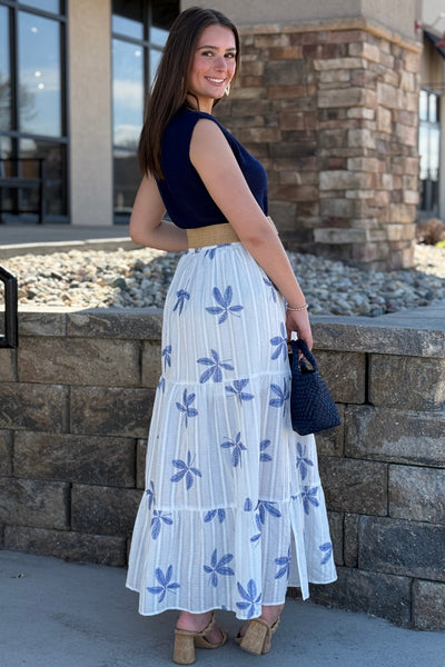 Serena Embroidered Skirt