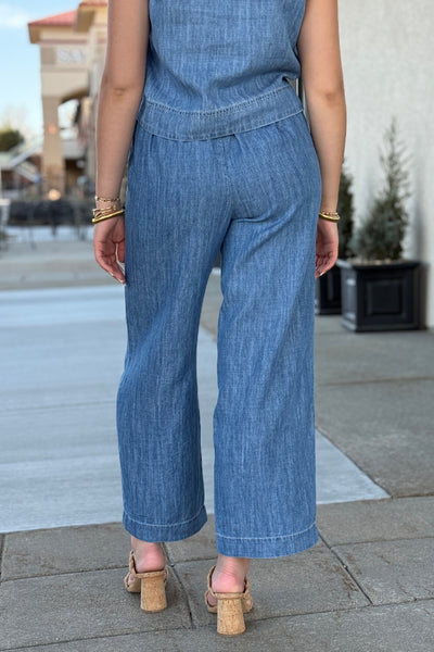 Bella Dahl Denim Chambray Pants