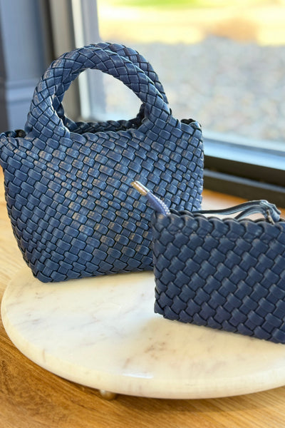 Rachel Mini Tote, Navy
