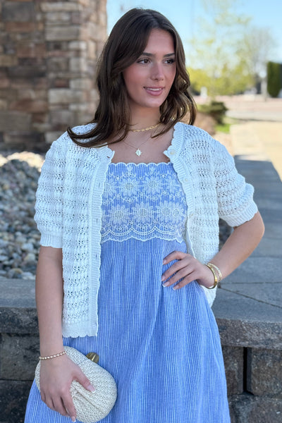 Cali Embroidered Trim Sundress