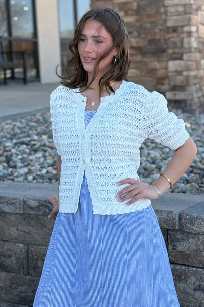 Cali Embroidered Trim Sundress