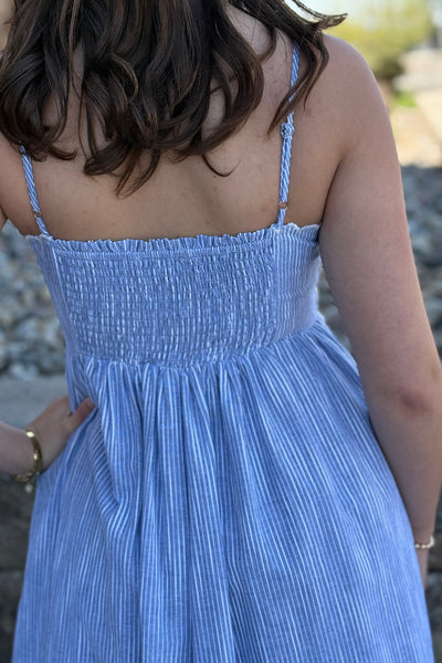 Cali Embroidered Trim Sundress