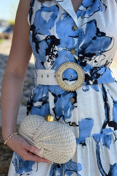 Etta Floral Belted Dress