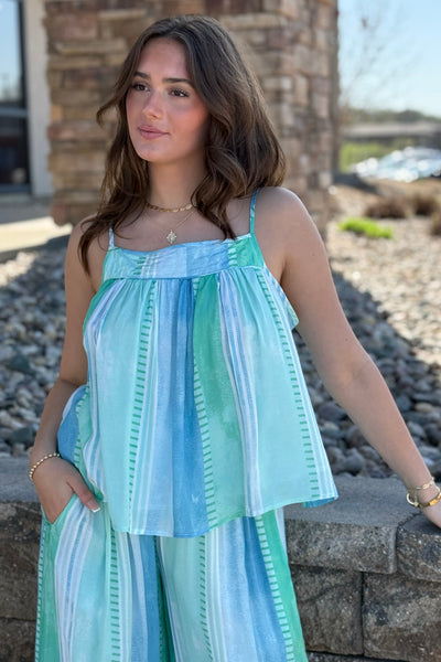 River Summer Stripe Top