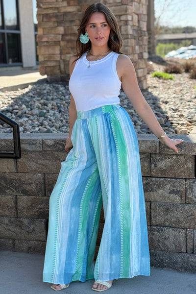 River Summer Stripe Pants