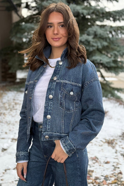 Rag & Bone Miramar Trucker Knit Jacket