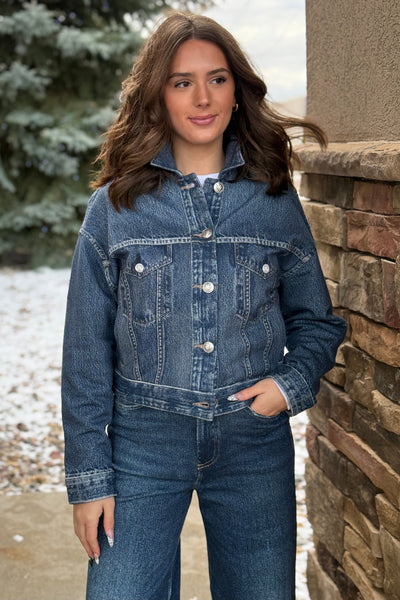 Rag & Bone Miramar Trucker Knit Jacket