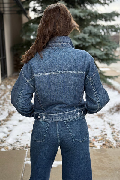 Rag & Bone Miramar Trucker Knit Jacket