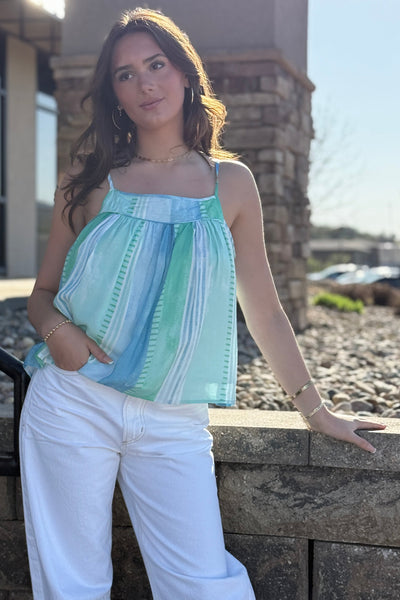 River Summer Stripe Top