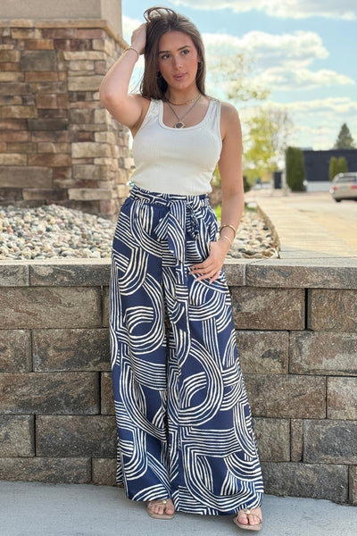 Bianca Graphic Print Pants
