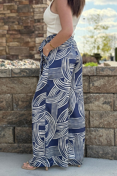 Bianca Graphic Print Pants