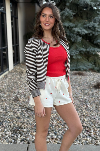 Feel The Love Fleece Shorts